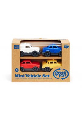 Lot de 4 voitures - Green Toys