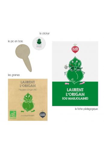 Mini kit de graines BIO de Laurent l'origan