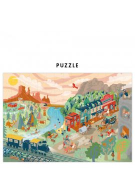 Mon puzzle à remonter le temps : retour au temps du far west