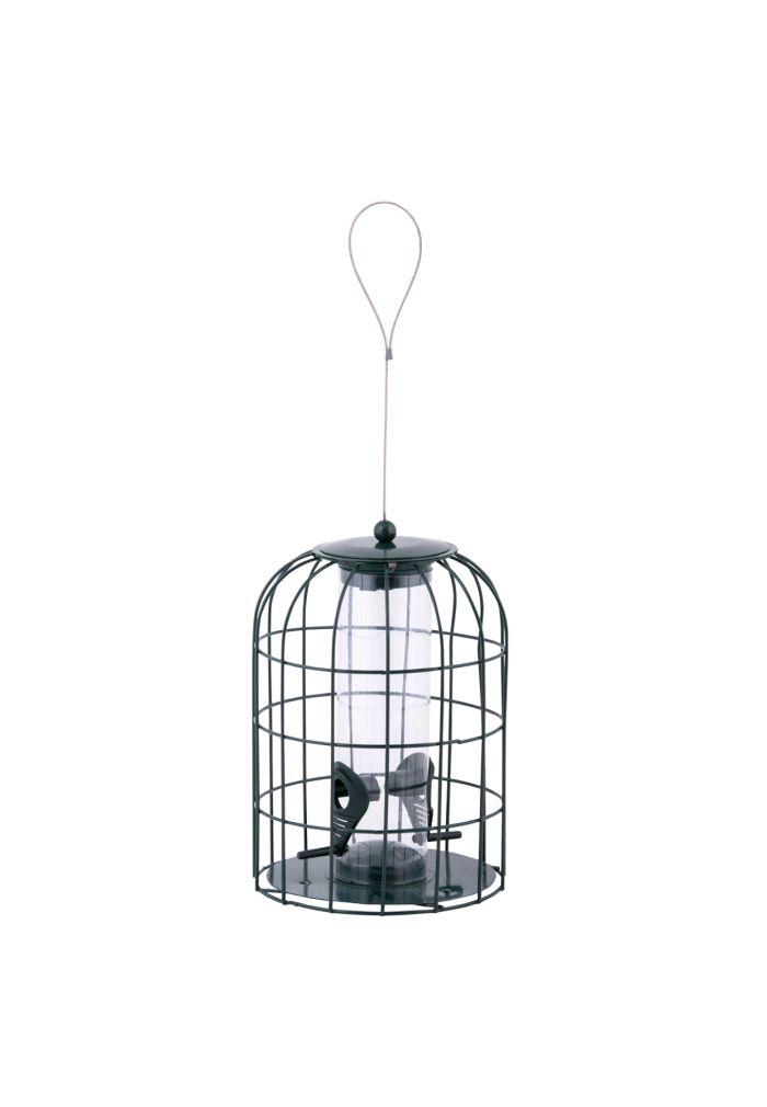 WTreeW Mangeoire solaire pour oiseaux – Mangeoire à oiseaux mignonne  résistante aux écureuils pour accrocher à l'extérieur, mangeoire en métal  pour