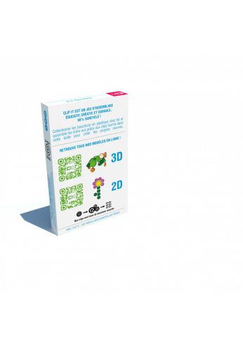 Boite de 90 pièces clip it 2D et 3D