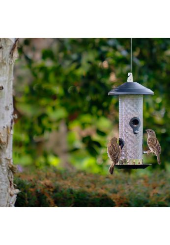 Mangeoire silo PREMIUM (metal) 4 postes