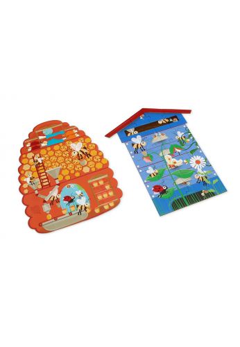 Puzzle double face les abeilles
