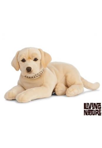 Peluche géant Labrador beige 60 cm