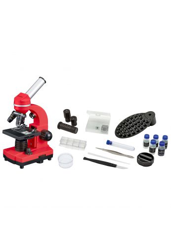 Microscope étudiant Biolux SEL - rouge