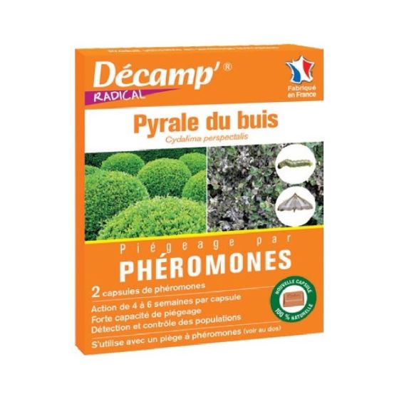 Phéromone contre la Pyrale du buis 2 capsules individuelles