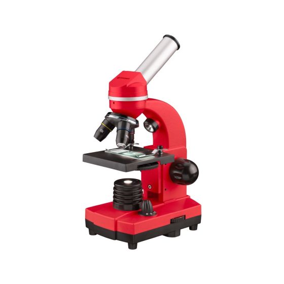 Microscope étudiant Biolux SEL - rouge Microscope étudiant Biolux SEL - rouge