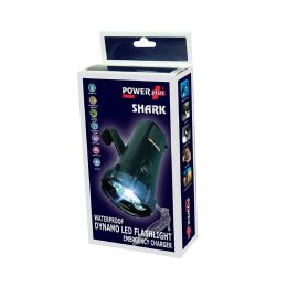 SHARK LAMPE TORCHE DYNAMO 3 LEDETANCHE CHARGEUR DE GSM