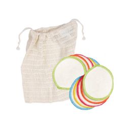 Pochette de lavage + 10 disques couleur coton bio