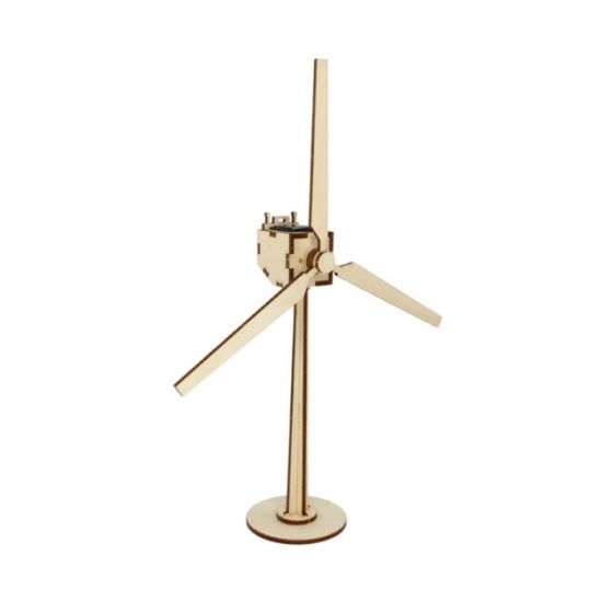 Mini kit éolienne en bois 16 cm