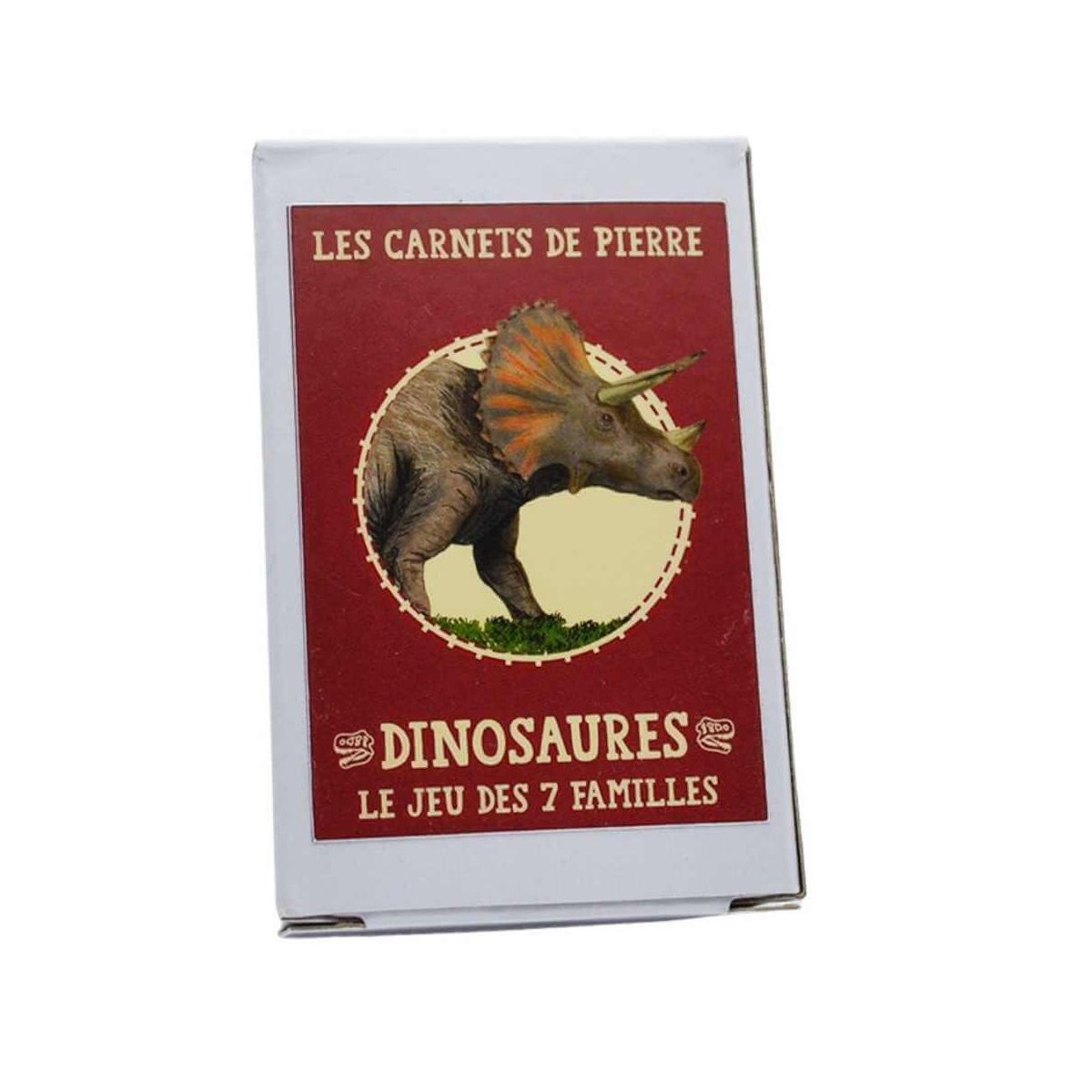 Jeu de 7 familles Dinosaures France Cartes