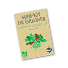 Mini kit de graines BIO d'Augustun le mesclun