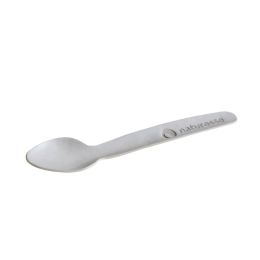 Lot de 100 petites cuillères en papier blanc rigide Naturesse
