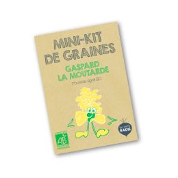 Mini kit de graines BIO de Gaspard la moutarde
