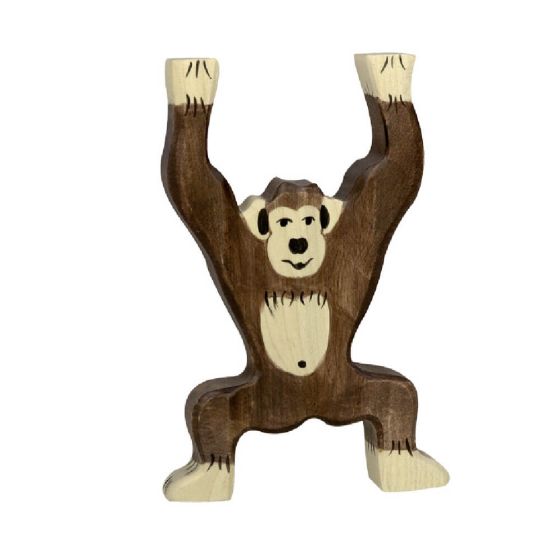 Figurine Holtztiger Chimpanzé debout