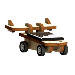 Kit mini voiture en bois