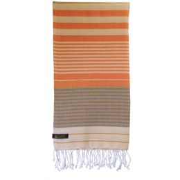 Fouta en coton biologique India Gold 100 x 200cm