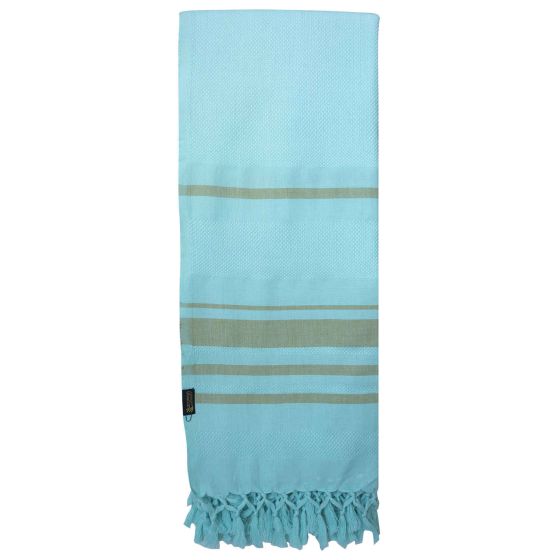 Fouta en coton biologique Turkuaz - 90 x 160 cm