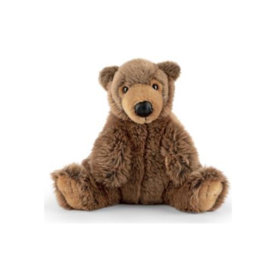 Peluche sonore Ours brun 24 cm