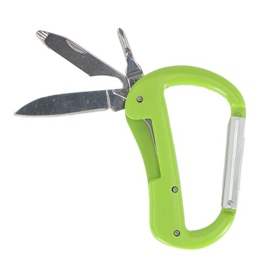 Mousqueton avec multi-outils