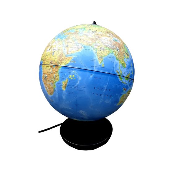 Globe jour et nuit avec éclairage