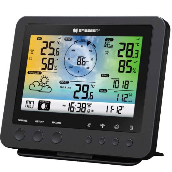 Centrale météo couleur WIFI avec capteur Profi 5 en 1