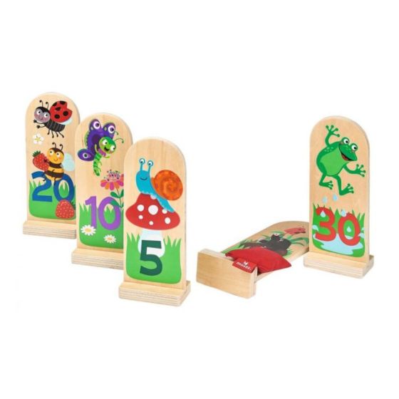 Jeu de lancer en bois