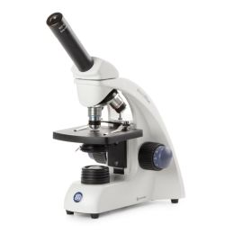 Microscope monoculaire MicroBlue - Platine à valets - 4x/10x/40x