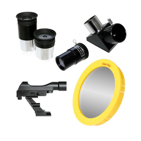 Lunette astronomique Polaris 102/460 EQ3 - Carbon design + Filtre solaire