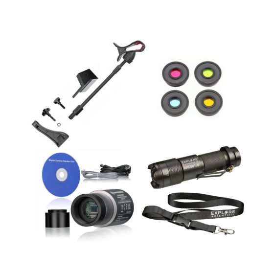 Télescope Solarix AZ 114/500 - Carbon + Kit démarrage