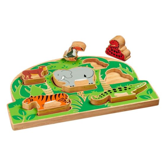 Puzzle-forme animaux de la jungle