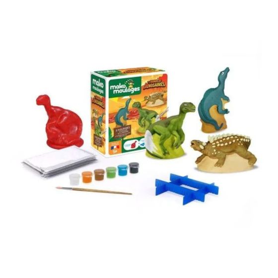 Mako moulages - Le monde des dinosaures - Etui 3 moules