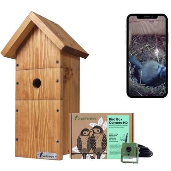 Kit complet Nichoir oiseaux avec caméra Wifi