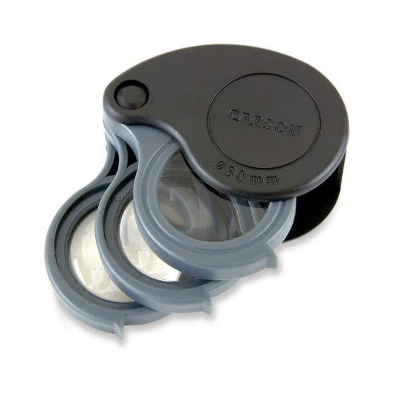 Loupe de poche 3 en 1 Carson