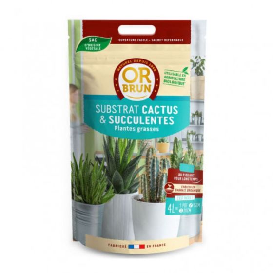 Terreau Cactus et plantes grasses - 4 L