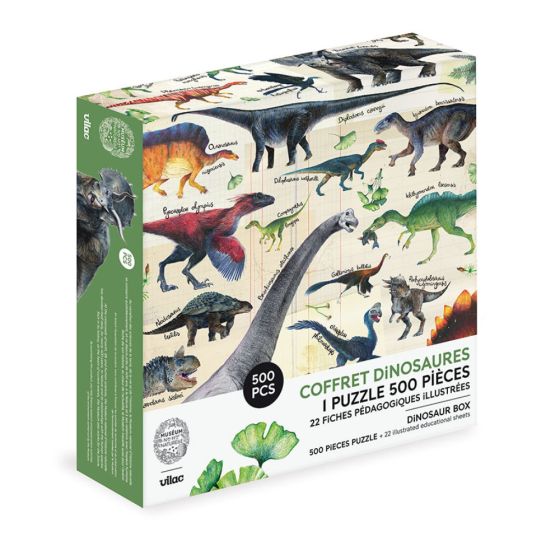 Puzzle - Dinosaures 500 pièces Museum Puzzle - Dinosaures 500 pièces Museum