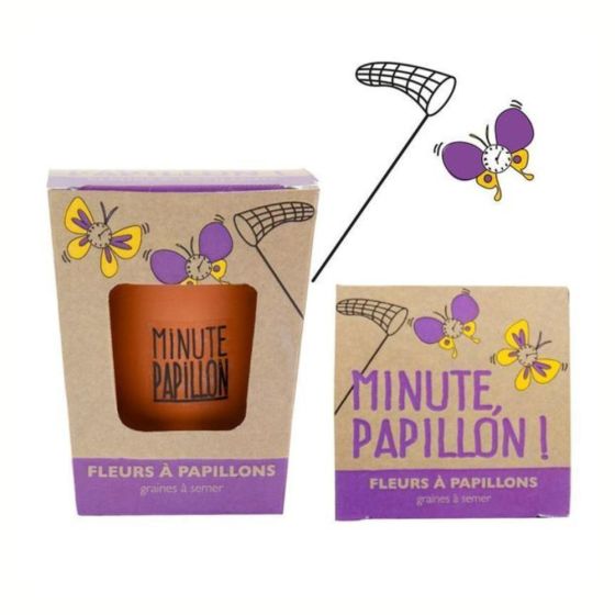 Kit message Minupe Papillon - Fleurs mellifères