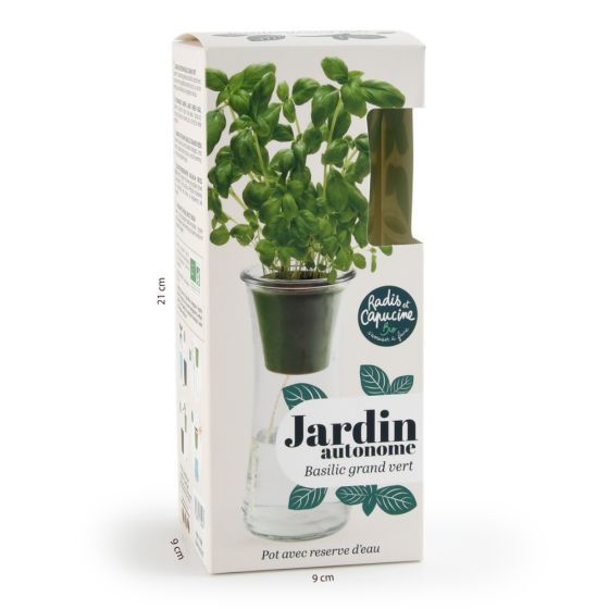 Jardin autonome - Basilic grand vert bio