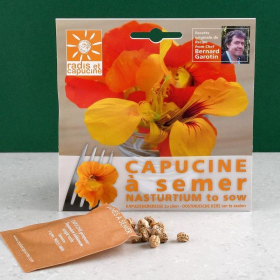 Sachet graines fleurs comestibles - Capucine