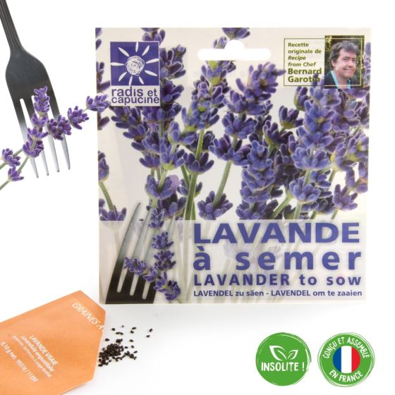 Sachet graines fleurs comestibles - Lavande