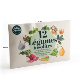 Enveloppe 12 sachets - Légumes insolites à semer