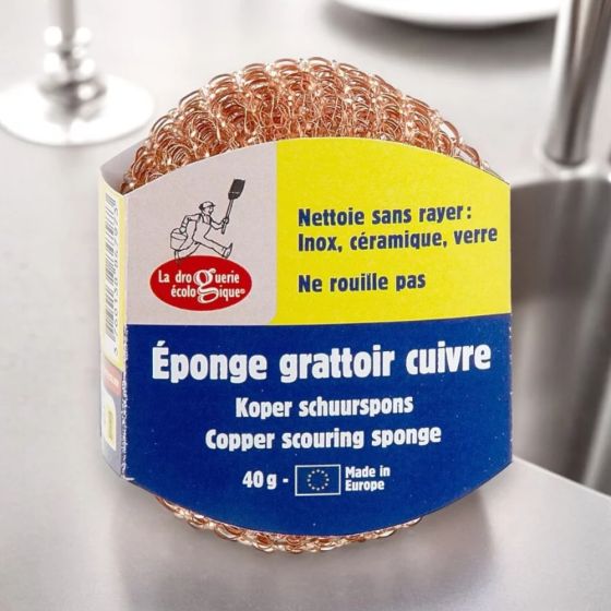 Eponge grattoir en cuivre 40gr