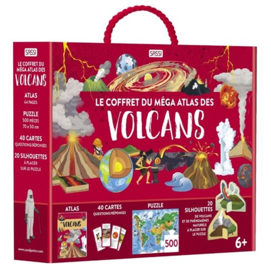 Le coffret - Méga Atlas des volcans Le coffret - Méga Atlas des volcans