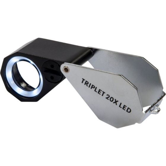 Loupe Kite triplet 20 X 21 modèle LED Loupe Kite triplet 20 X 21 modèle LED