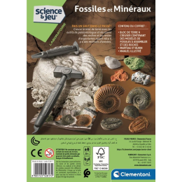 Mini-Coffret Fossiles et minéraux