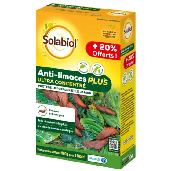 Anti-limaces ultra concentré 3% 750g +20% gratuits Anti-limaces ultra concentré 3% 750g +20% gratuits