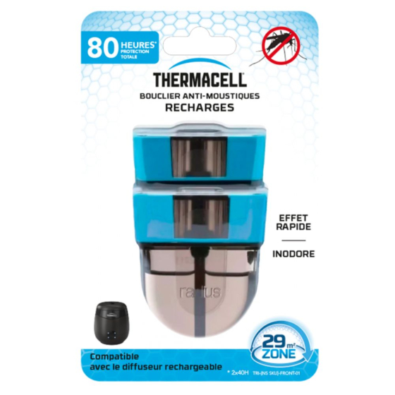 Recharge liquide 80 h pour diffuseur bouclier thermacell