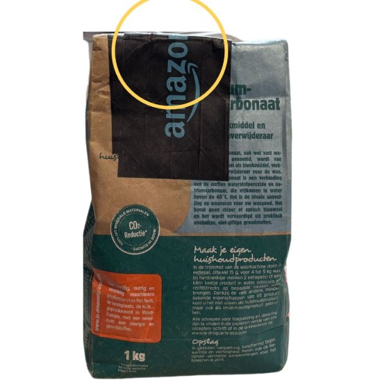 Percarbonate de soude 1Kg - Seconde vie Percarbonate de soude 1Kg - Seconde vie