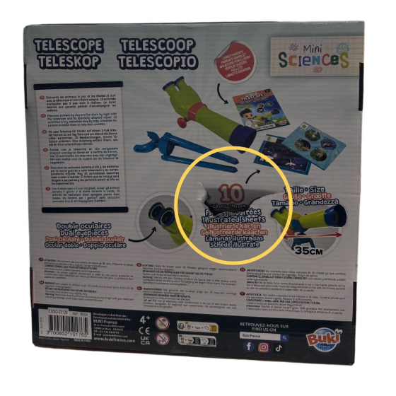 Téléscope Binoculaire Mini-sciences pour enfant - Seconde vie Téléscope Binoculaire Mini-sciences pour enfant - Seconde vie