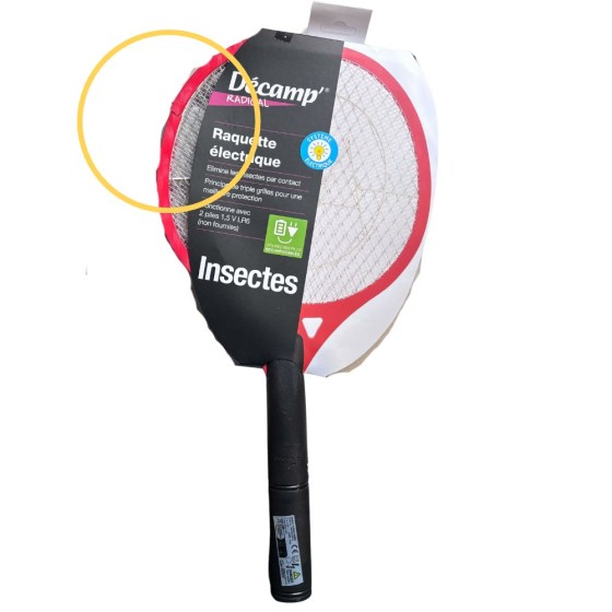 Raquette elimin'insectes - Seconde vie Raquette elimin'insectes - Seconde vie